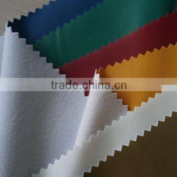warm-keep poly brushing pu synthetic leather
