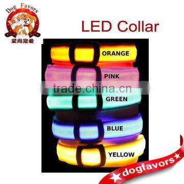 Bright 4-Way LED Dog Collar