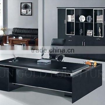 High End Black Manager Desk MDF Office Furniture (SZ-OD159)