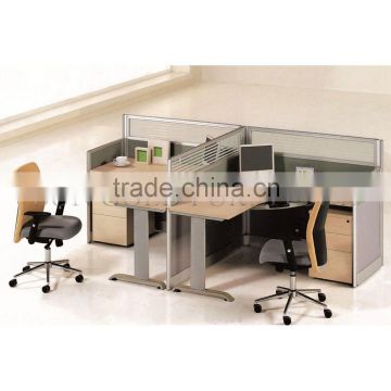 New arrival Wooden 2 seater Office Workstations, Small Cubicles ( SZ-WS399)