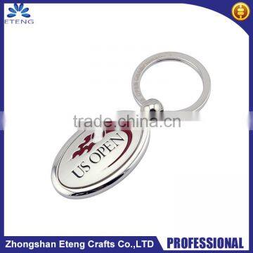 Advertising fashion custom logo metal keychain,DIY zinc alloy keychain