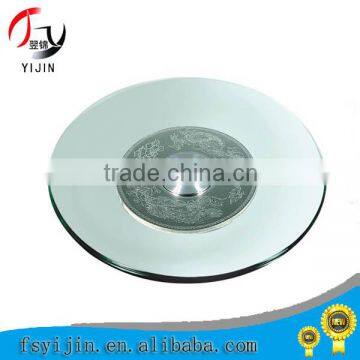 high quality and competitive price glass lazy susan. for wedding/hotel