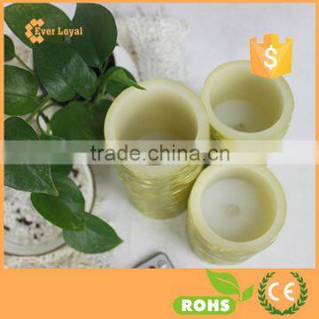 New Arrival Glitter Candle Light Wax Gold Candle 3 Volt LED Light photo-3