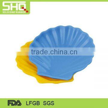 100% food grade silicone rubber child plate