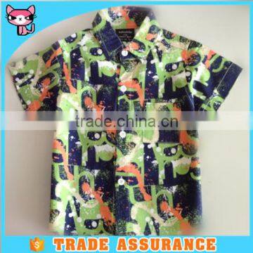 Summer Season Colorful Matching Children Hawaiian Shirt for Kid