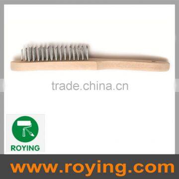 cheap wooden handle scratch wire brush stainless steel wire brush