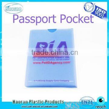 Custom passport sleeves/covers with round thumb notch