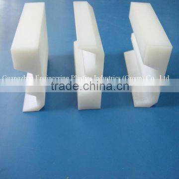 wholesale engineering precision cnc machining uhmw-pe polyethylene guide rail