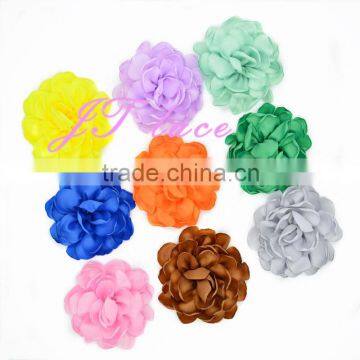 9pcs Satin Rose Flower- Flowers Headband- big rose flower wholesale- chic shabby satin flower