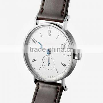 Mechanical Watch Movement Calibre Sapphire Glass Watch Small Second Hand 38mm Case Diameter Stainless Steel Case photo-3