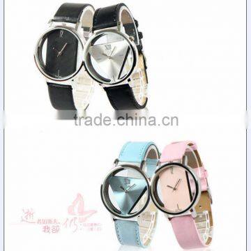 Fashion See through Couple Watches Transparent Pair Watch