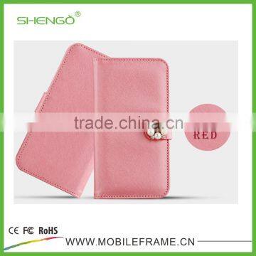 PU Leather Universal Wallet Card Holder Style Leather Case photo-4