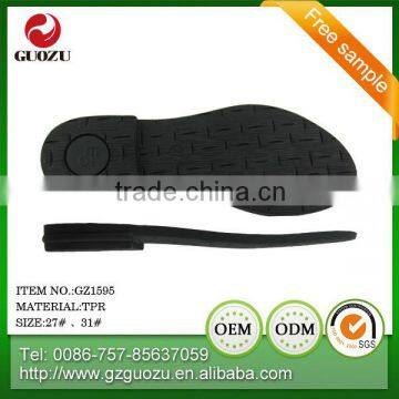 flat kids soft hot sale tpr sole by Chinese maker