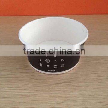 High quality Strong double PE Disposable paper large soup bowl