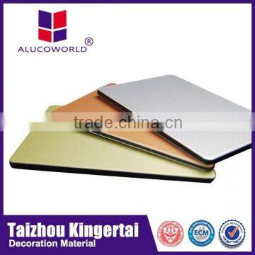 Alucoworld aluminum plastic composite panel corrugated exterior finishing wall panel alluminium sheet                        
                                                Quality Choice