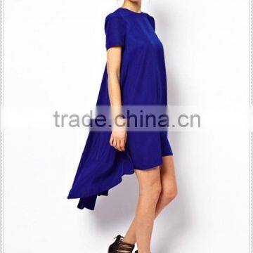 2015 fashion lady oem dovetail dress