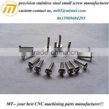 custom precision cross recessed pan head self tappping screw