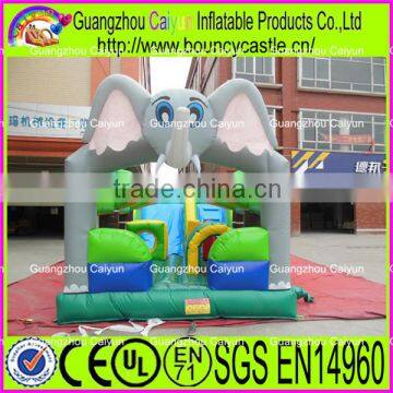 Inflatable Castle Elephant Obstacle Course For Kids