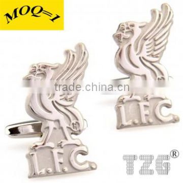 Fashion Stainless Steel Soccer Club Cufflink