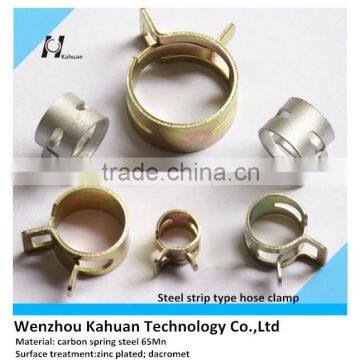 Steel strip adjustable hose clamp quick release pipe clamp