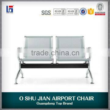 Durable Waiting Area Silver Steel 2 Seater Airport Chair photo-3