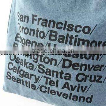 #4solid Color Montage Cotton Cotton Bag All Over the World photo-3