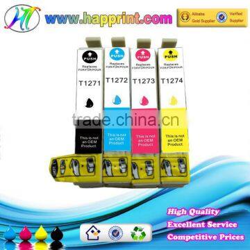 Cartridge for Epson T1271 T1272 T1273 T1274 compatible ink cartridge use for Epson Workforce