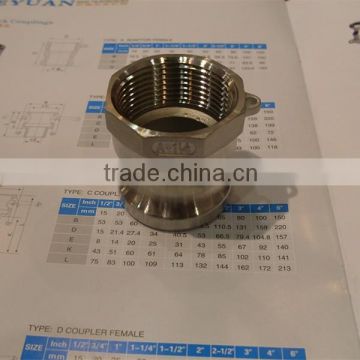 stainless steel pipe fitting threaded BSP/NPT Adaptor female