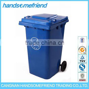 240 liters of Plastic sanitation garbage can,Outdoor mobile garbage can,Garden garbage can