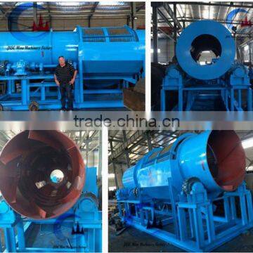 100tph Alluvial Gold Trommel Scrubber Gold Processing Plant for Ghana