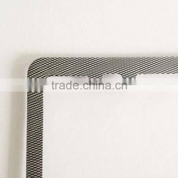 Custom USA Size Stainless Steel Carbon Fiber Film License Plate Frame ,number Plate Frame photo-6