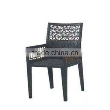 rattan furniture brown rattan dining chairs weaven flower back