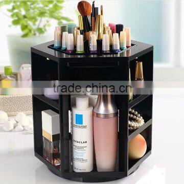 Rotate 360 degrees cosmetics receive a case bathroom vanity