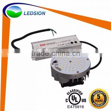 shoebox canopy fixture Retrofit kit e40 led UL Listed 45w 60w 80w 105w 120w 150w