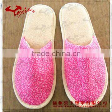 Cotton slipper for hotel indoor disposable shoes