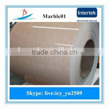 Marble grain design ppgi steel sheet in coil