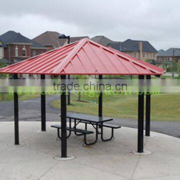 HDPE wooden patio awning