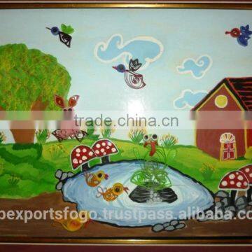 High quality quilling scenic craft