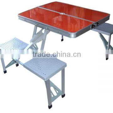 folding fast food dining table and chair 1117