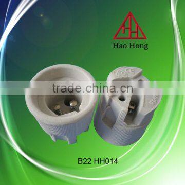 B22 HH014 Haohong ceramic lamp socket b22