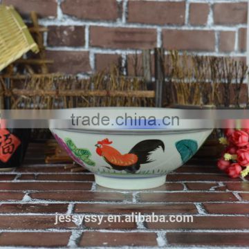 Wholesale from China tableware Rooster Design Korean bowl