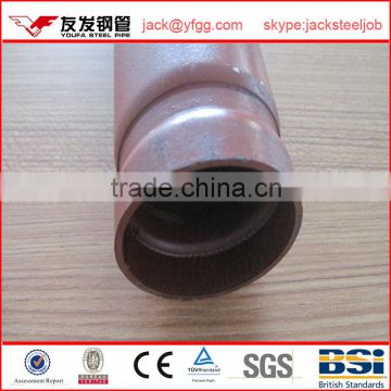 LGJ tianjin made 2" carbon tube groove steel