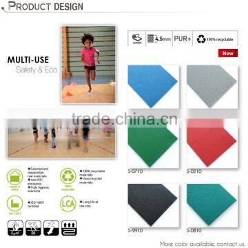 Anti-Slip Foamed PVC Sports Flooring Rolls photo-6