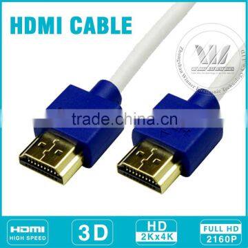 Slim hdmi cable Full HD 4Kx2K with Ethernet