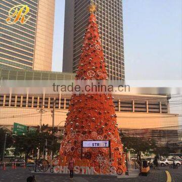 New design outdoor artificial flowers christmas trees