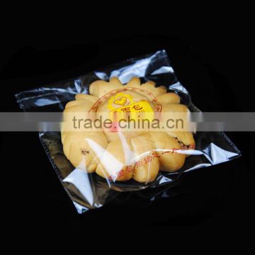 custom printed food grade cpp transparent small plastic bread packaging bag with self adhesive lip