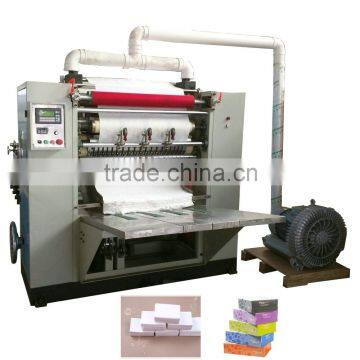 4 Lines box drawing facial tissue folding machine