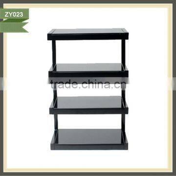 free standing simple tv stand with bookcase wood tv cabinet ZY023