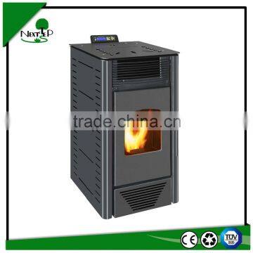 home using wood pellet stove with remote control CE EN14785
