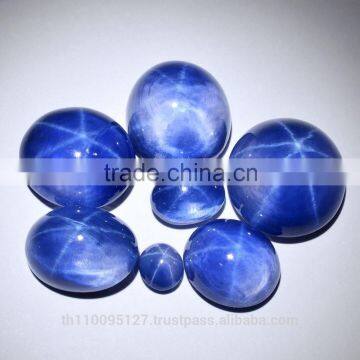 111.35 Ct Blue Star Sapphire 6 Rays Lab Created Stone